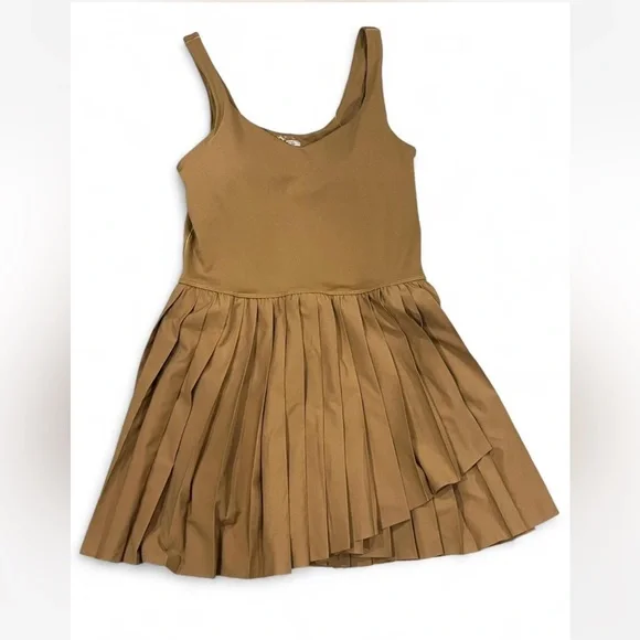 what shoes to wear with long brown dress Court Tennis Dress XS / White